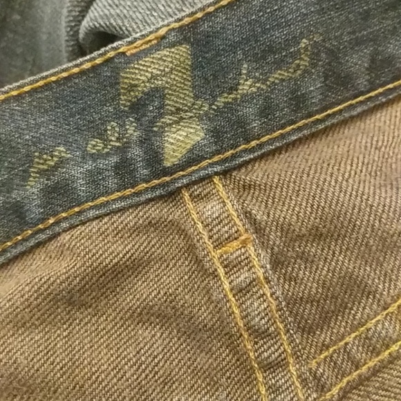 7 for All Mankind Jeans 32 bootcut dark jeans EUC - Picture 8 of 9